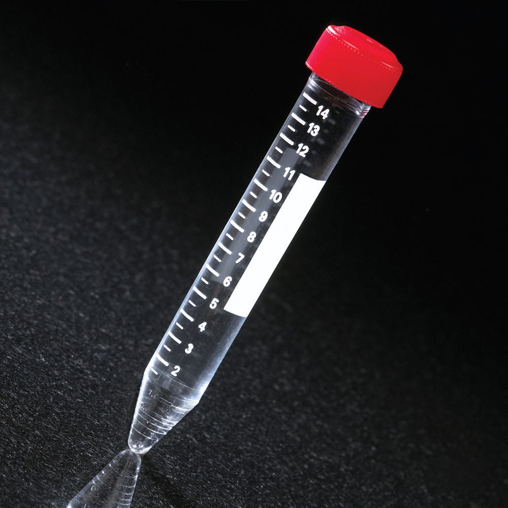 Globe Scientific TUBE CENTRF 15ML ST W/CAP 25/BX 20BX/CS POLY