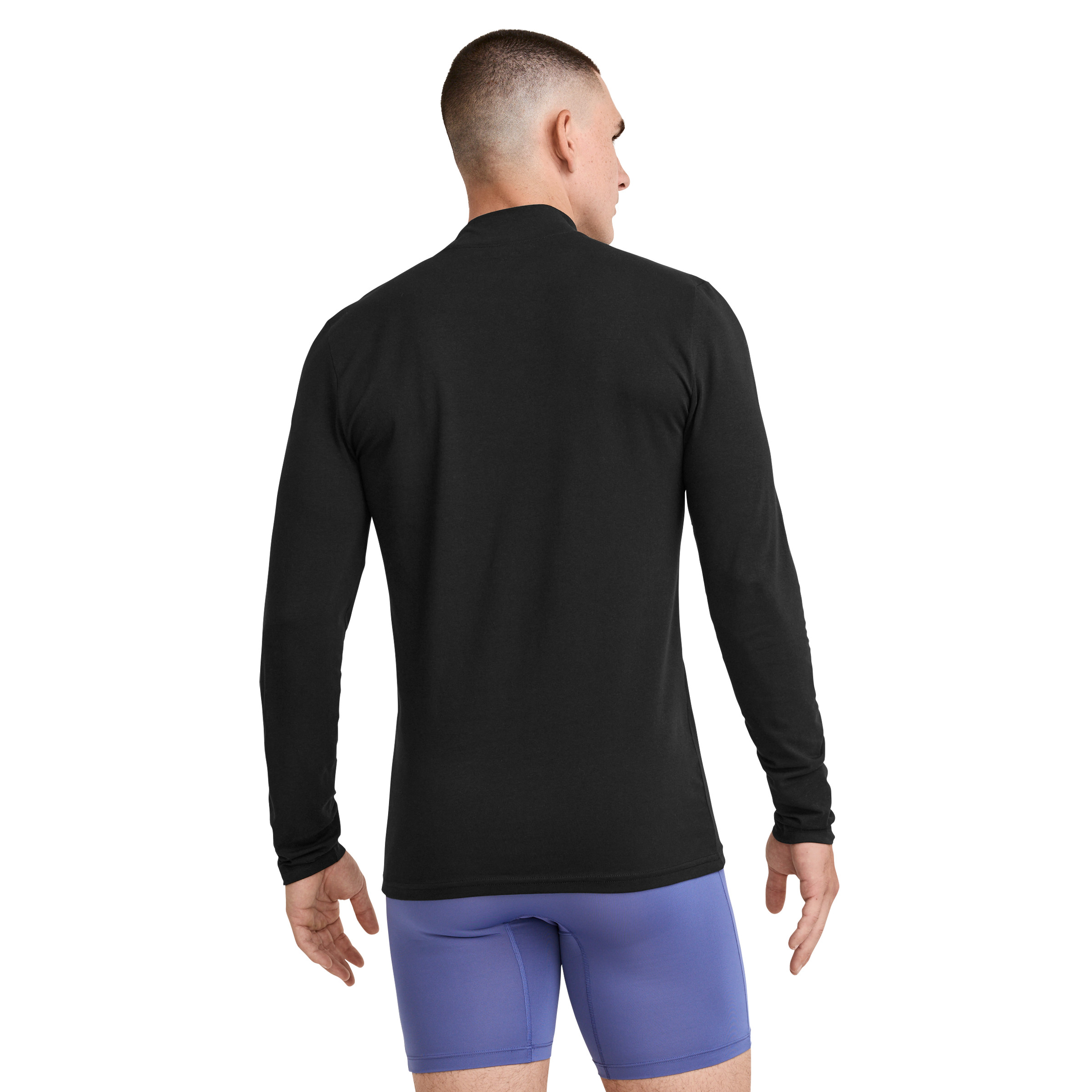 Jockey Men's Cotton Stretch Long Sleeve Mock Neck Tee