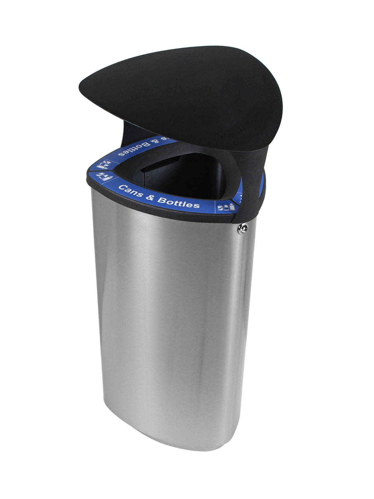 BOKA – Single – Canopy – Cans & Bottles – Full – Stainless Steel-Black-Blue