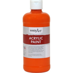 Acrylic Paint 16 oz, Chrome Orange