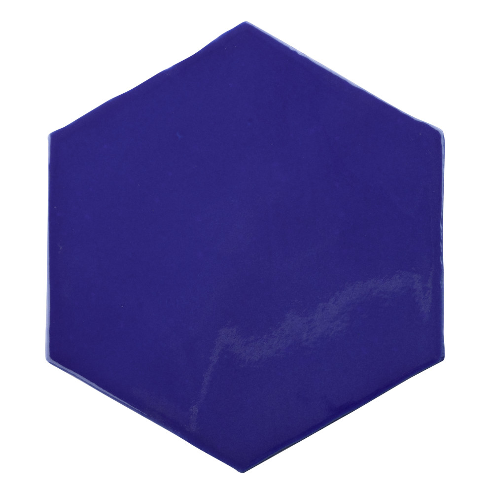 Viva Hex Azul 5-7/8 in. x 6-3/4 in. Ceramic Wall Tile