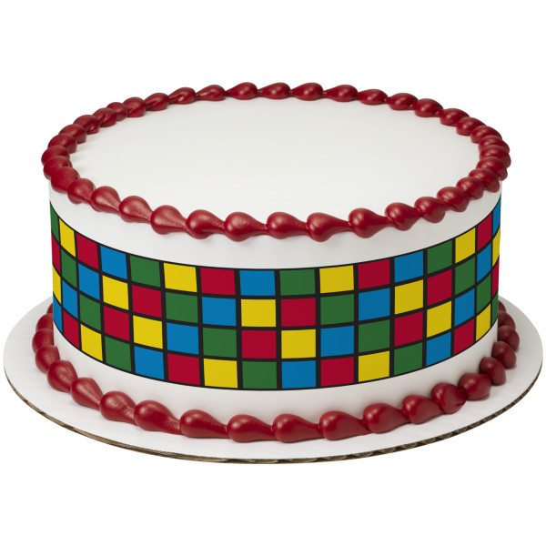 Robot Blocks PhotoCake® Edible Image® Strips