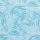 Light-blue fabric or wallpaper patterned with overlapping turquoise palm fronds; print repeats across a flat surface, suggesting a tropical-themed wall or textile under diffuse light.