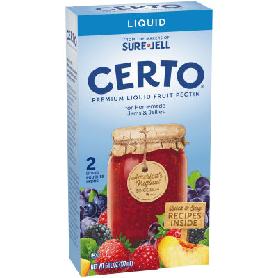 Certo Premium Liquid Fruit Pectin 6 fl oz. Box