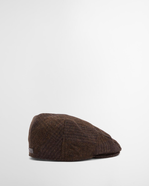 Deveron Tweed Flat Cap Coffee