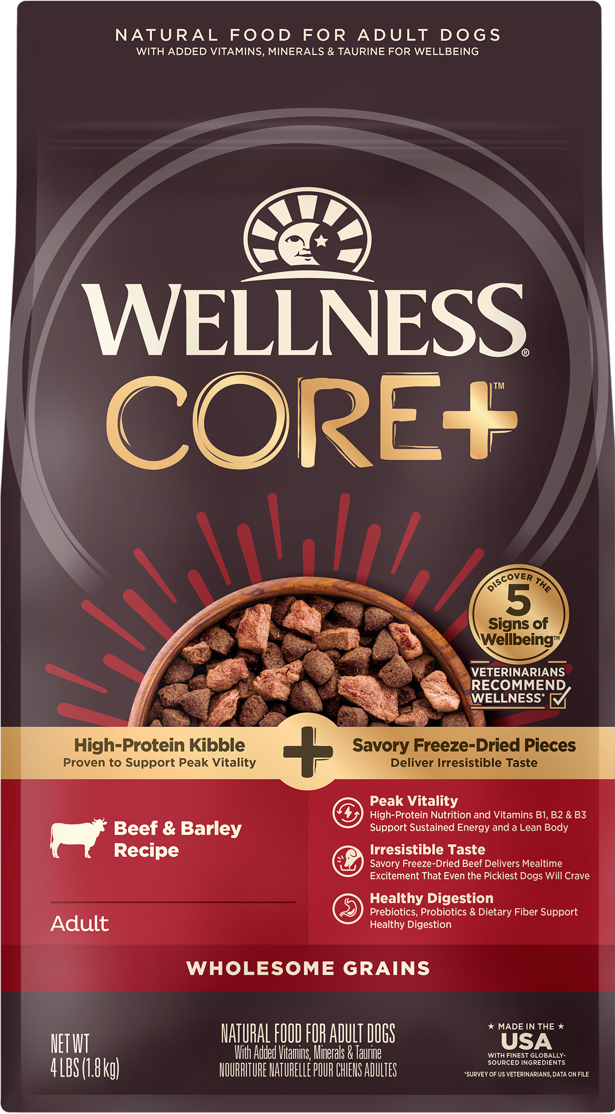 Wellness CORE+ Beef & Barley