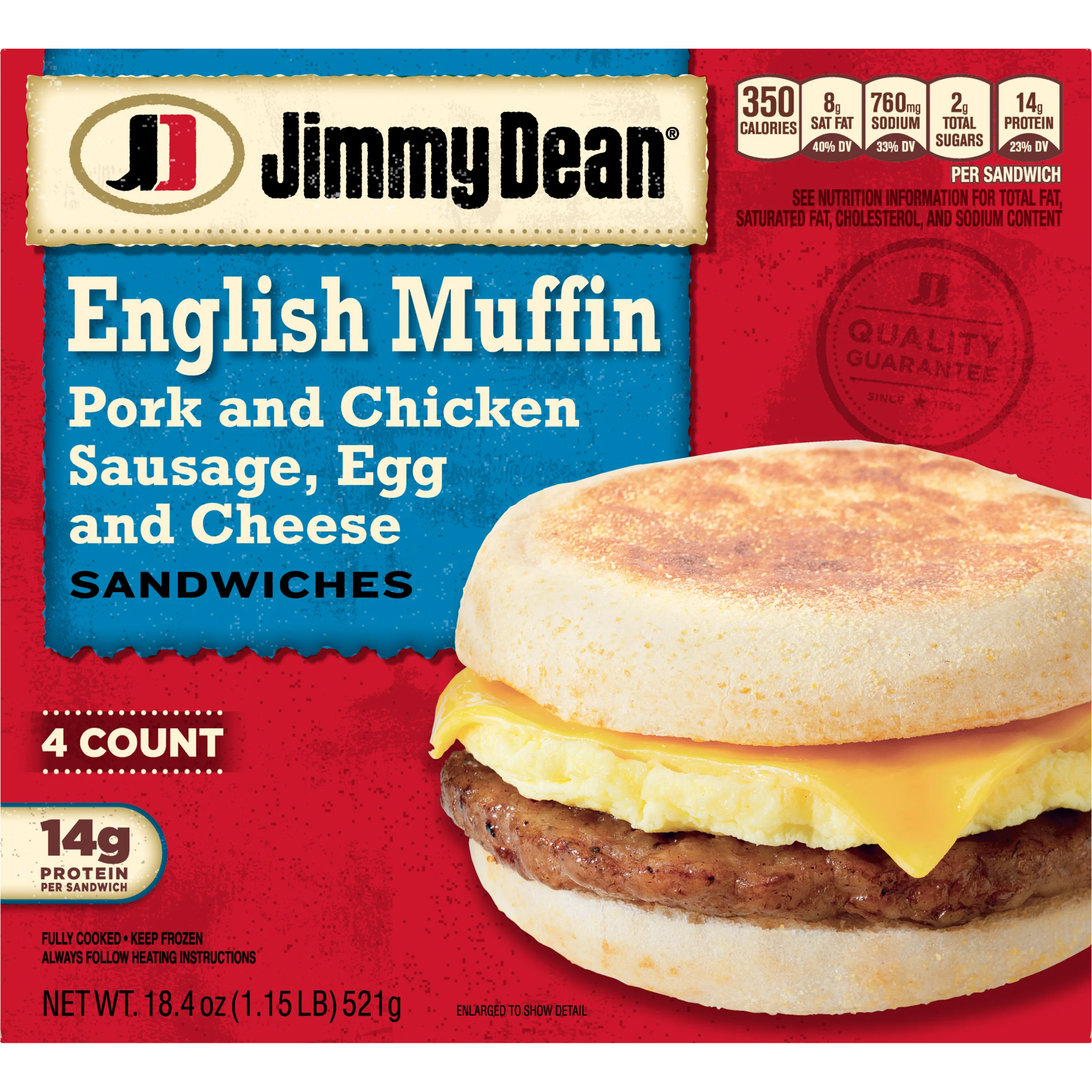 Sausage, Egg & Cheese English Muffin Sandwiches