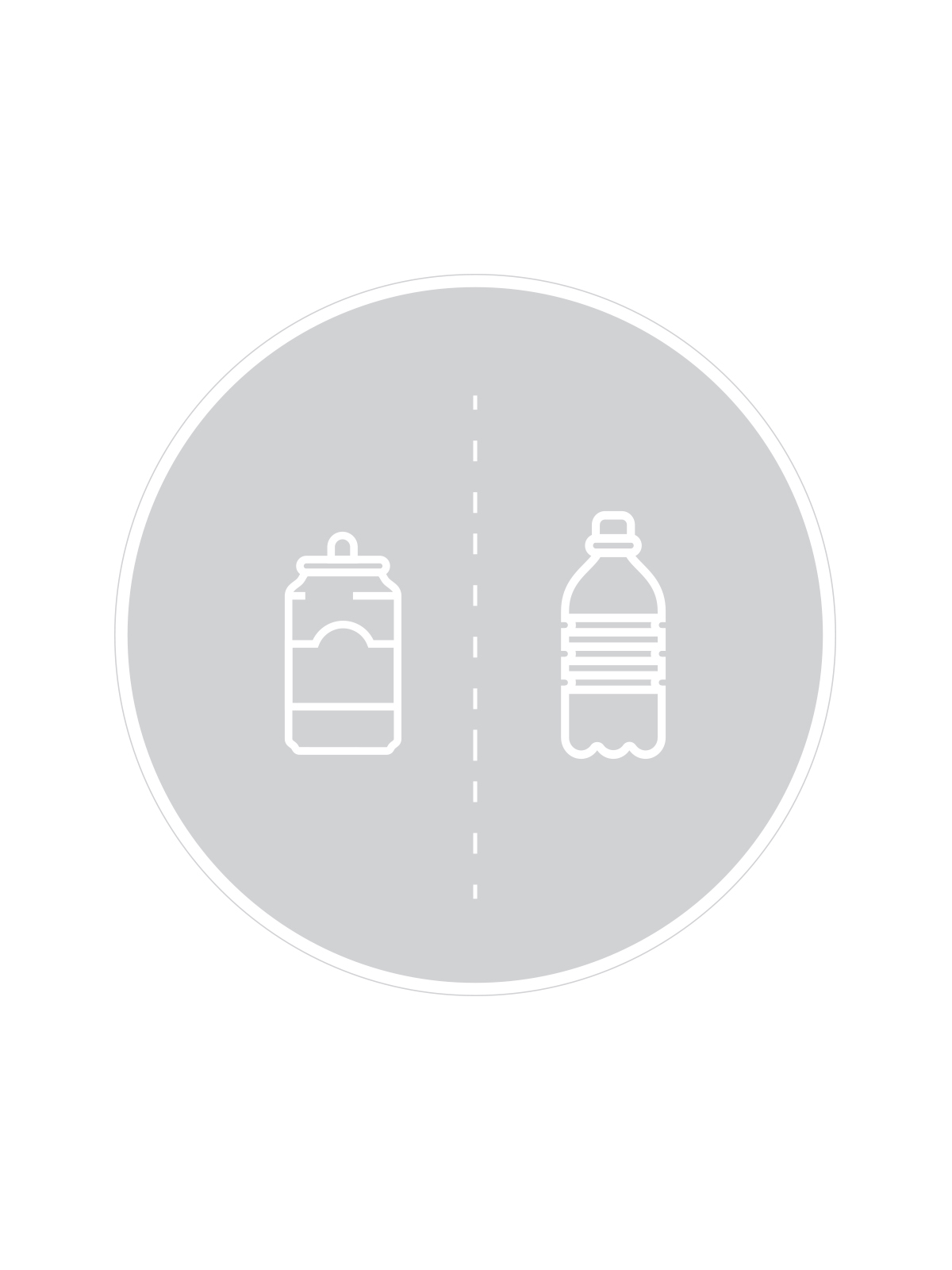 SPECTRUM – Label – Cans & Bottles – Clear-White