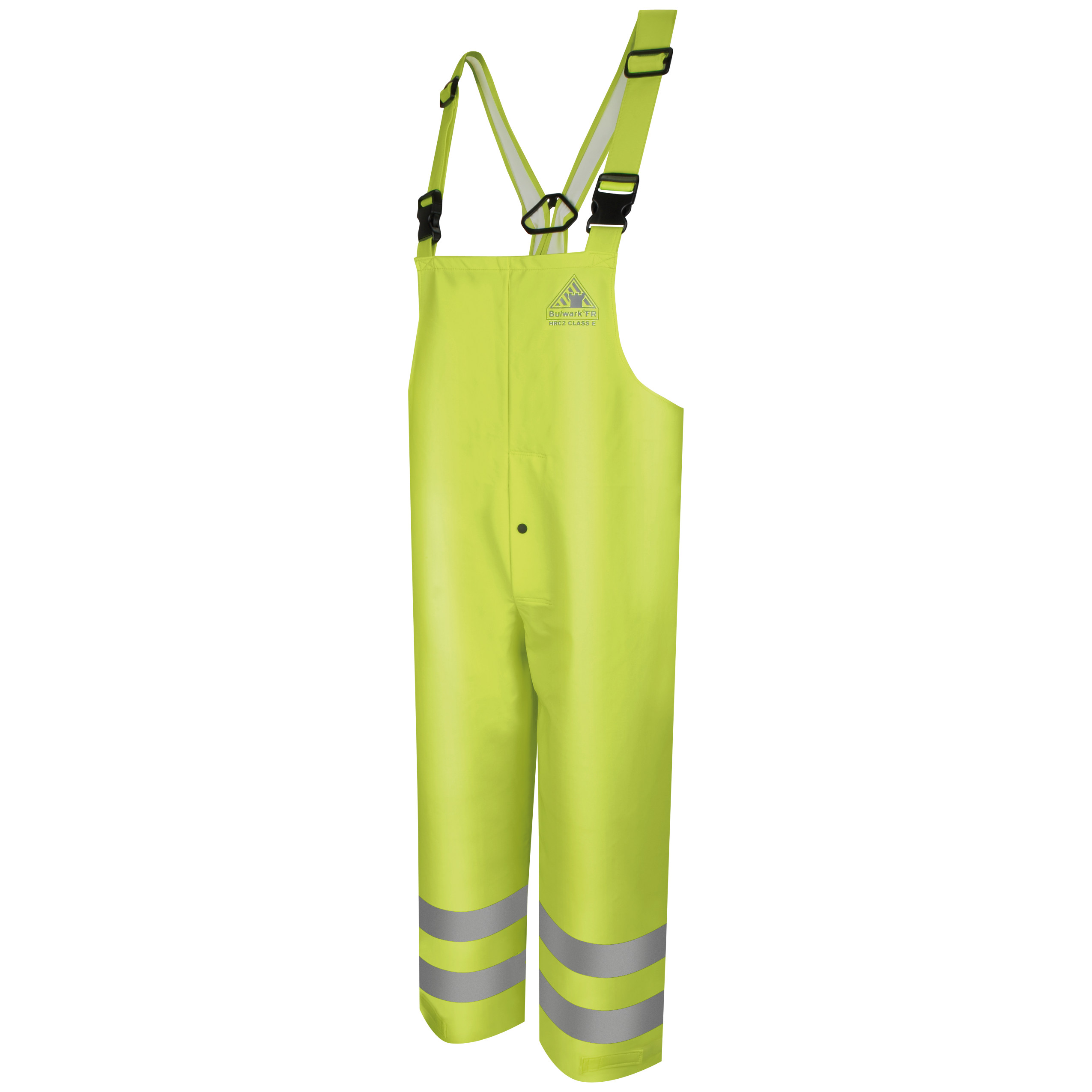 Men‘s FR Hi-Visibility Rain Bib Overalls-Bulwark