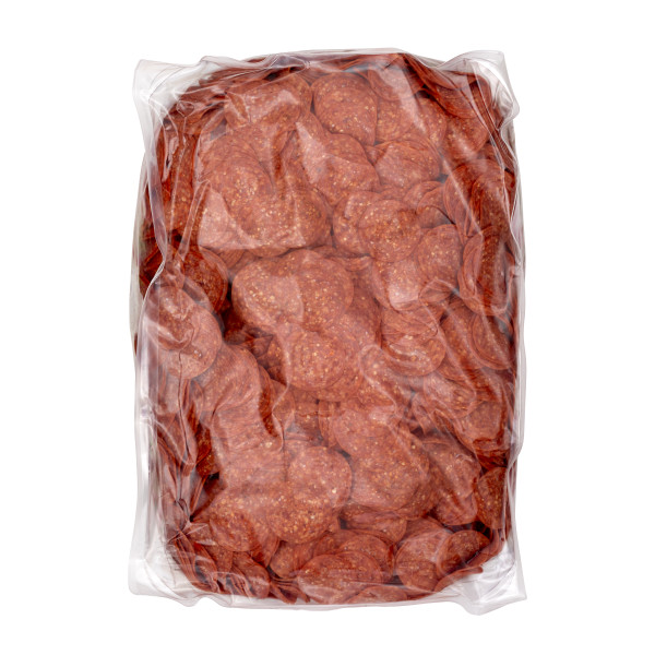 HORMEL(r) THE PERFORMANCE PEPPERONI(r), Bold, 16 slices per oz, 2/12.5 lb . C1CB - Front Center Inner Pack (Hi Res)