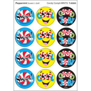 Candy Compli-MINTS/Peppermint Stinky Stickers&reg;, 48 Count