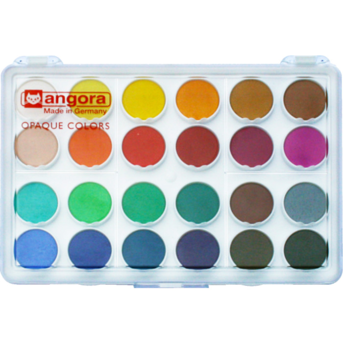 24-Pan Opaque Watercolor General Set