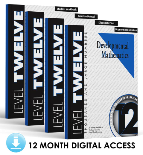 Developmental Math Level 12 Developmental Math: Level 12 E-Book Set | Thousands and Large Numbers ...