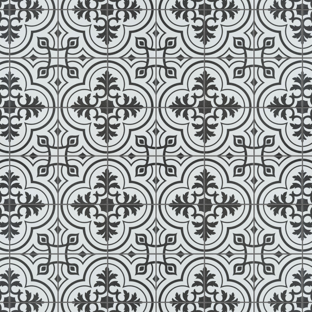 Harmonia Vintage White 13 in. x 13 in. Ceramic Floor and Wall Tile