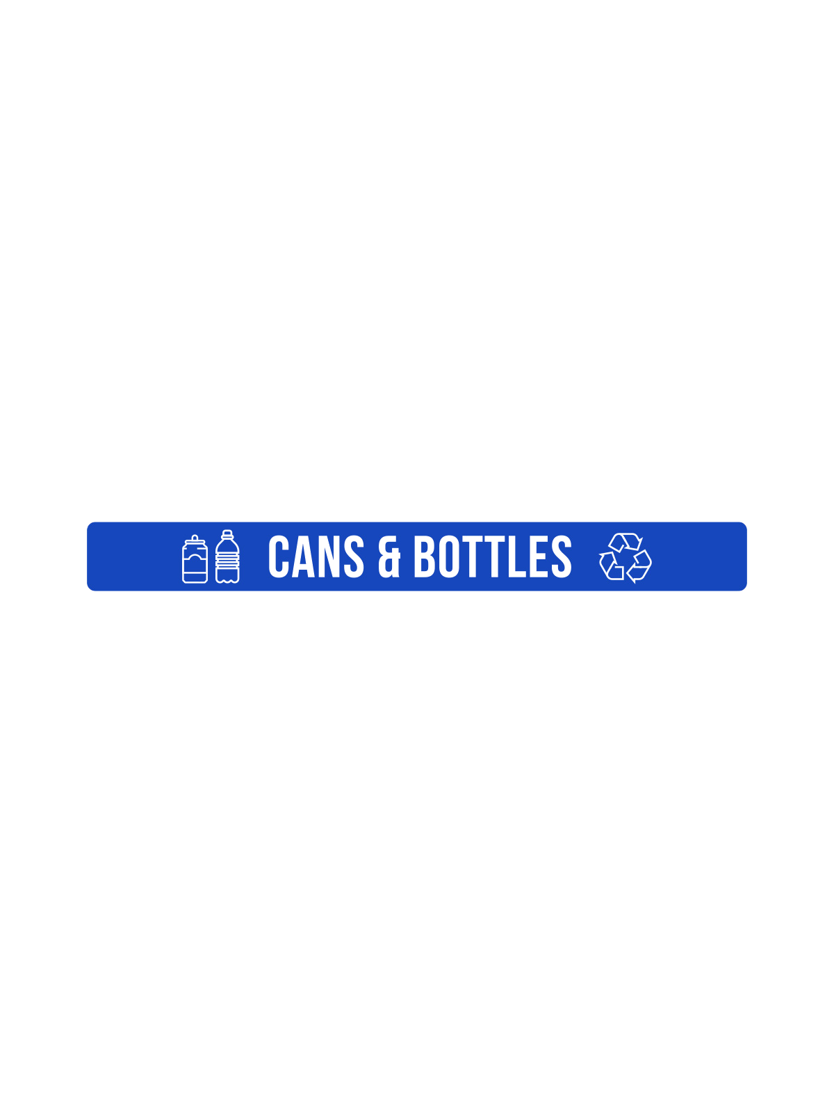 FUSION – Label – Front-Load – Cans & Bottles – Blue