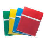 Charles Leonard Magnetic Pockets, 9.5"W x 11.75"H, 4 Assorted Colors Per Pack CHL26400