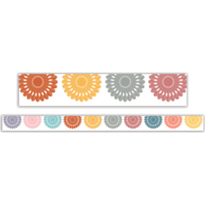 Happy Cactus Crew Fiesta Die-Cut Border Trim, 35 Feet
