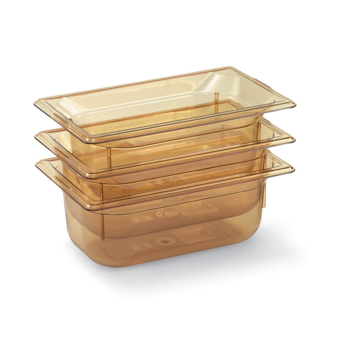 Super Pan® Plastic Pans High Temperature Amber Vollrath Foodservice