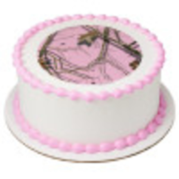 Mossy Oak® Break-Up Pink Silhouette PhotoCake® Edible Image®
