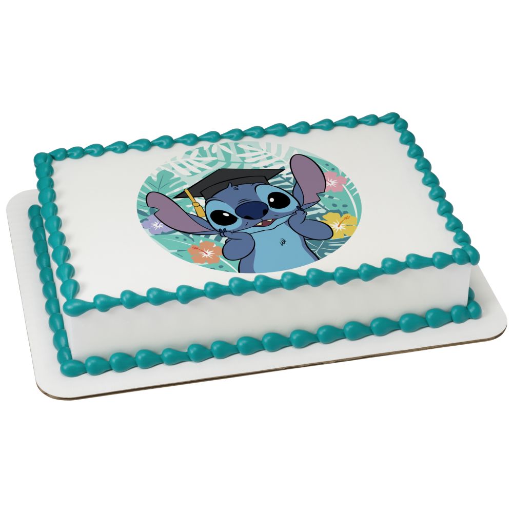 Image Cake Disney's Stitch Graduation