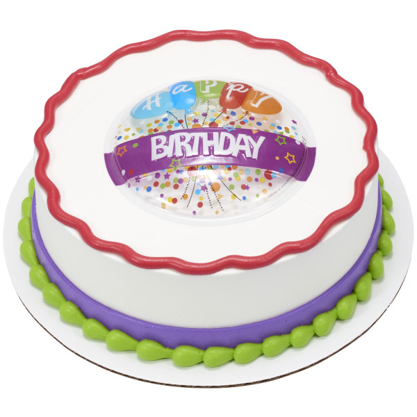 Happy Birthday Confetti Pop Tops®