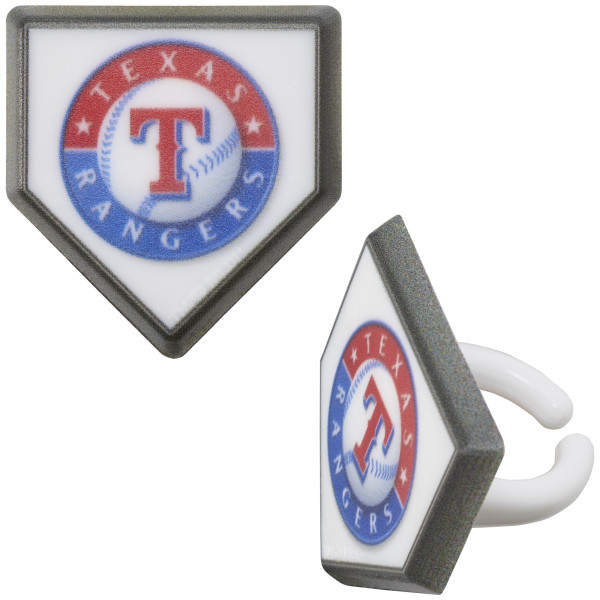 MLB® Home Plate Team Logo Cupcake Rings