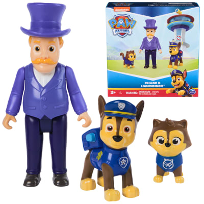Paw Patrol Chase & Humdinger figures set, Kids Toys for Boys and Girls Ages 3 and Up