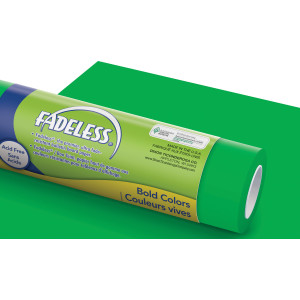 Papel artístico para tablón de anuncios, verde manzana, 48" x 12', 4 rollos