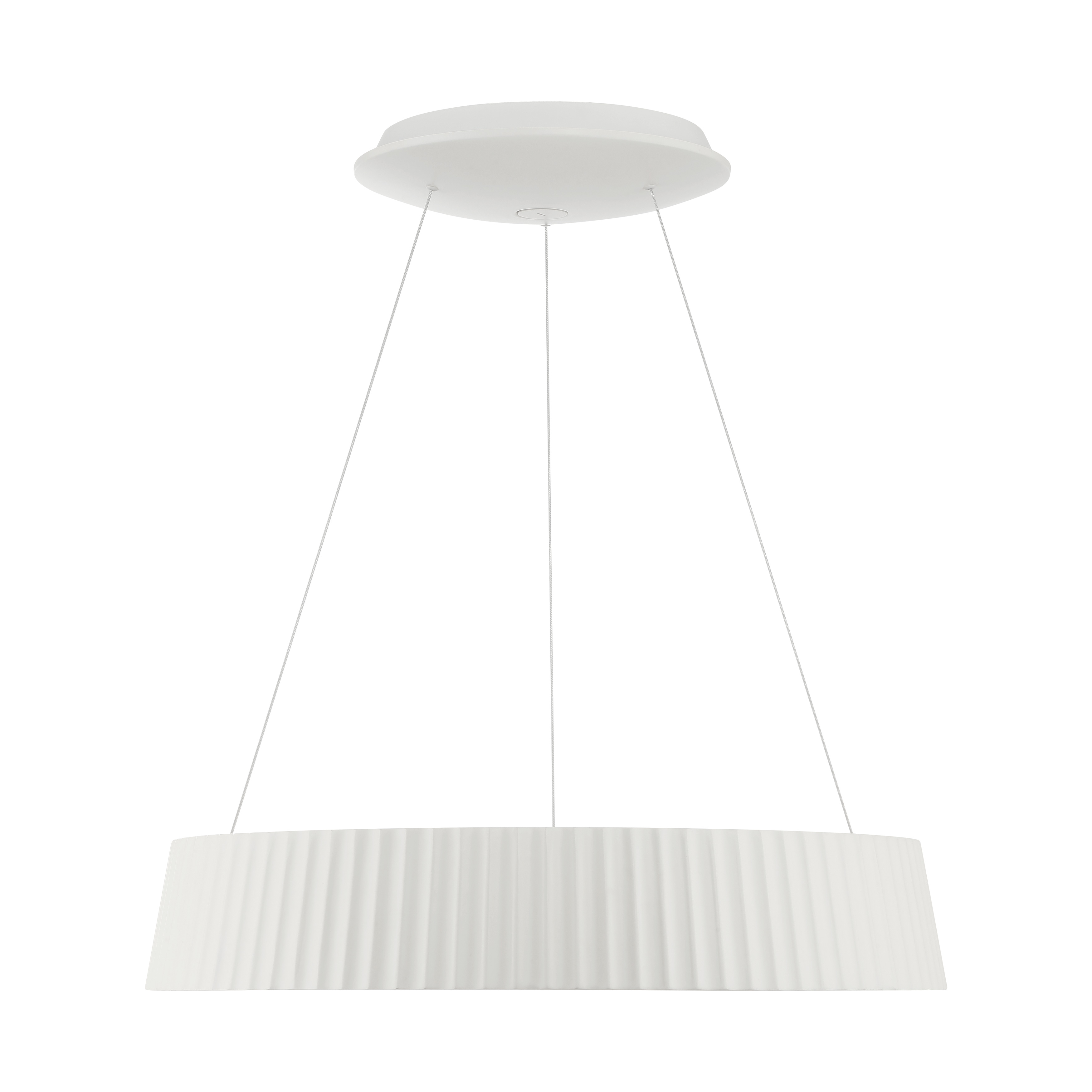 The Star Gate pendant delivers exceptional brightness with 4,402 lumens and superior color rendering (CRI 94). Its clean white finish and acrylic diffuser create a contemporary aesthetic perfect for modern interiors. - alternate view