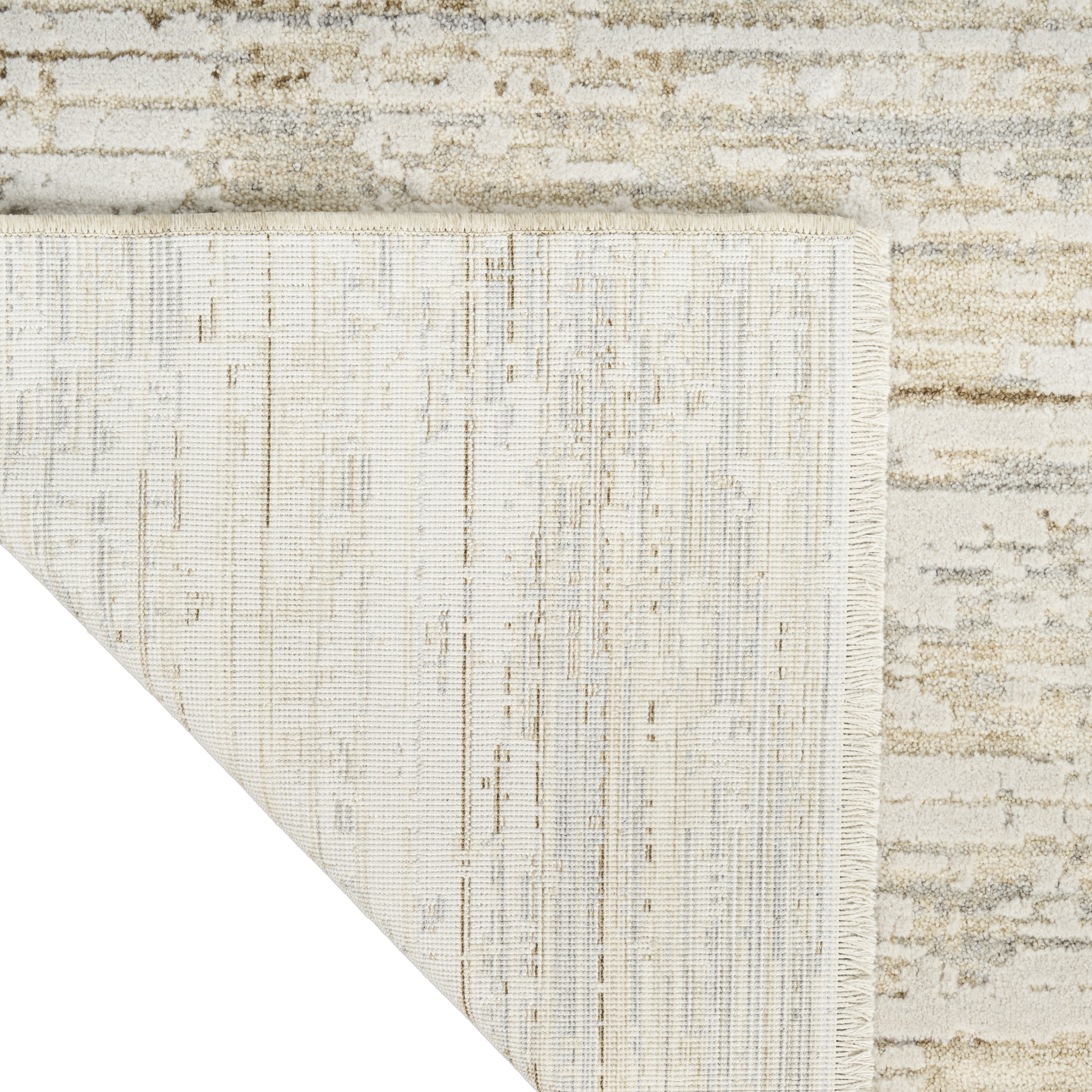 Calvin Klein CK078 Summit 7'10" x 10'2" Natural Ivory Modern Indoor Rug