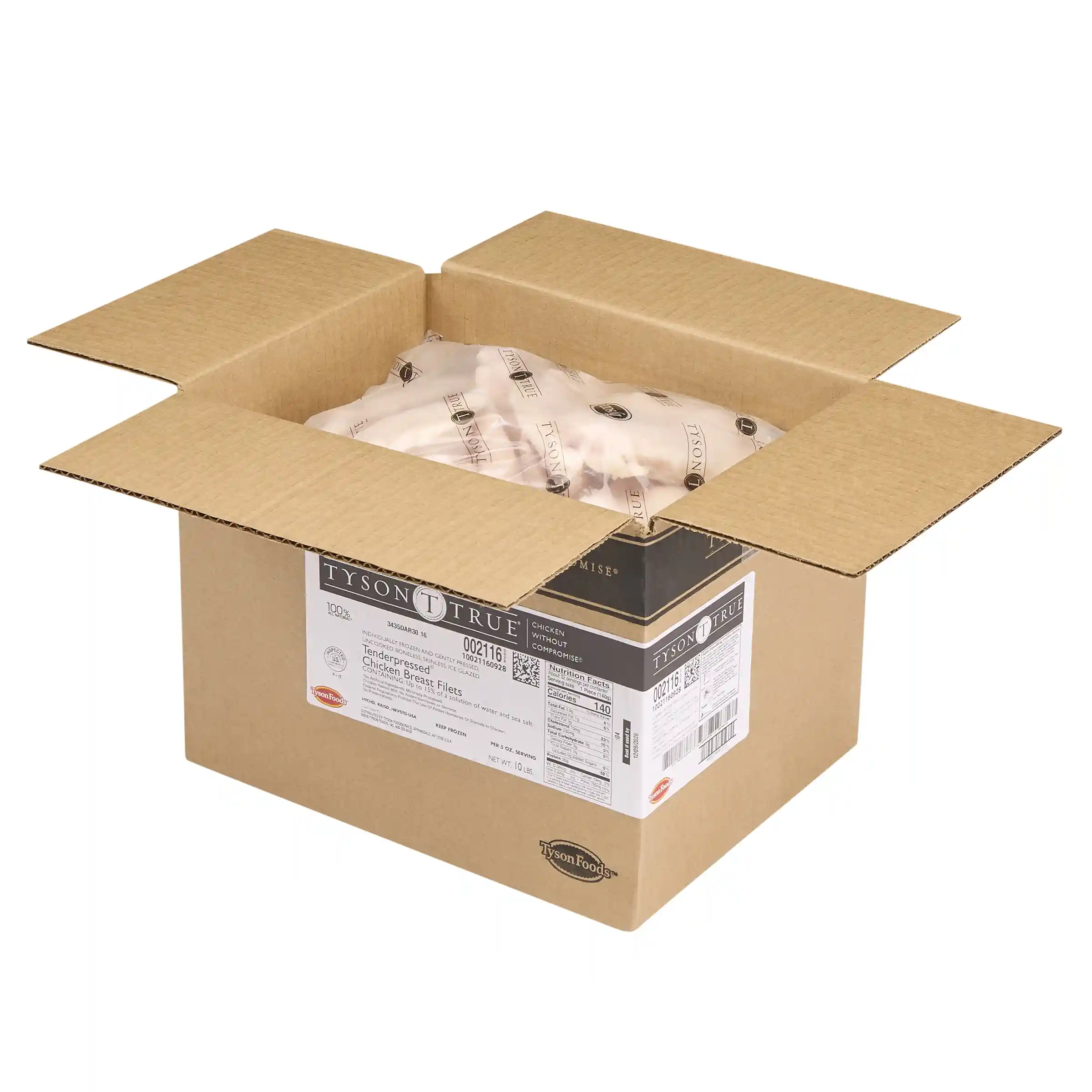 Tyson True® Tenderpressed® IF Unbreaded Boneless Skinless Chicken Breast Filets, 5 oz._image_4