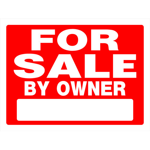 Double Sided For Sale by Owner Sign, 18