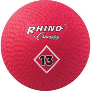 Playground Ball, 13", Red