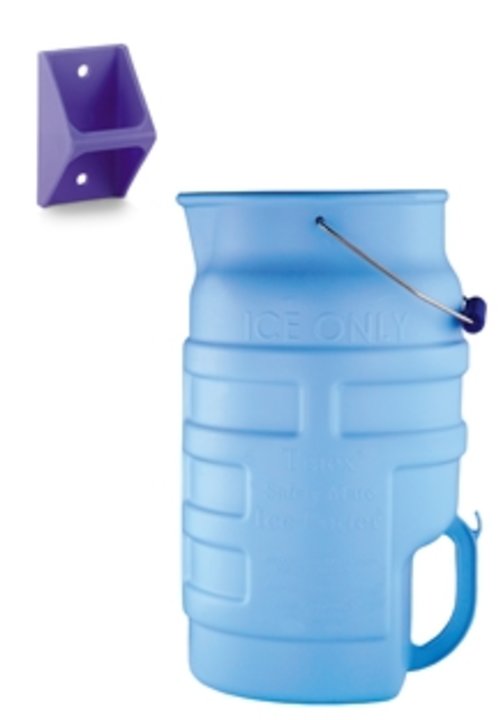 5.75-gallon Traex® Safety Mate Ice Porter® ice bucket with hanging bracket