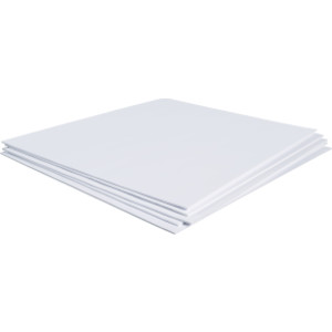 Tablero de espuma, blanco, 22" x 28", 5 hojas
