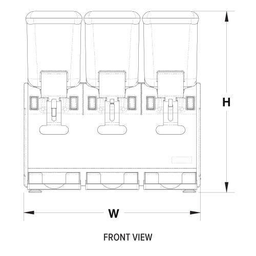 Engineering front view