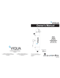 Viqua F4-V NSF Class B UV System Powered by UVMax 26 gpm Manual