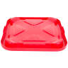 Rubbermaid Commercial, BRUTE, Square, Resin, 28 gal, Red, Receptacle Lid