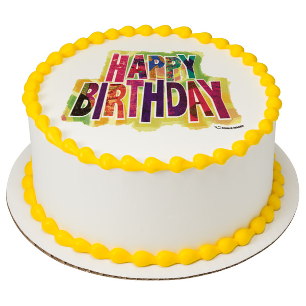 Happy Birthday Variety Edible Image®