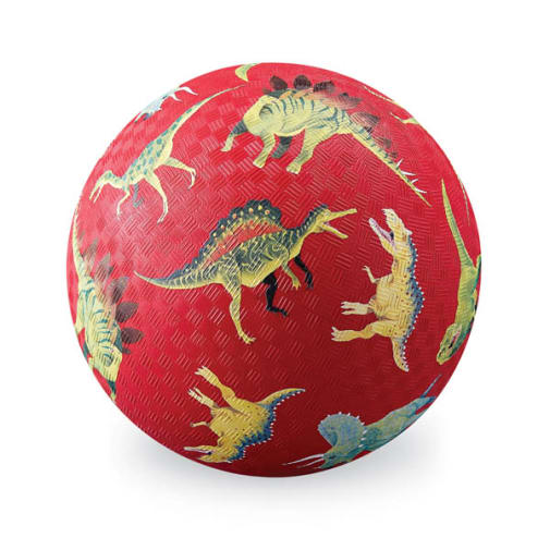 Crocodile Creek Dinosaurs Red Playground Ball - 5 inch