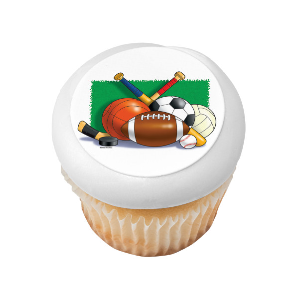 Sports Collage PhotoCake® Edible Image®
