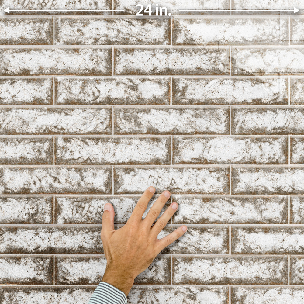 Sample – Gaudi React Brick Alpine Porcelain Floor and Wall Tile