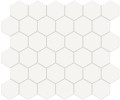Soho White 2″ Hexagon Mosaic Matte *New Packaging