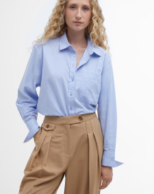Francis Wide-Leg Trousers Dark Camel