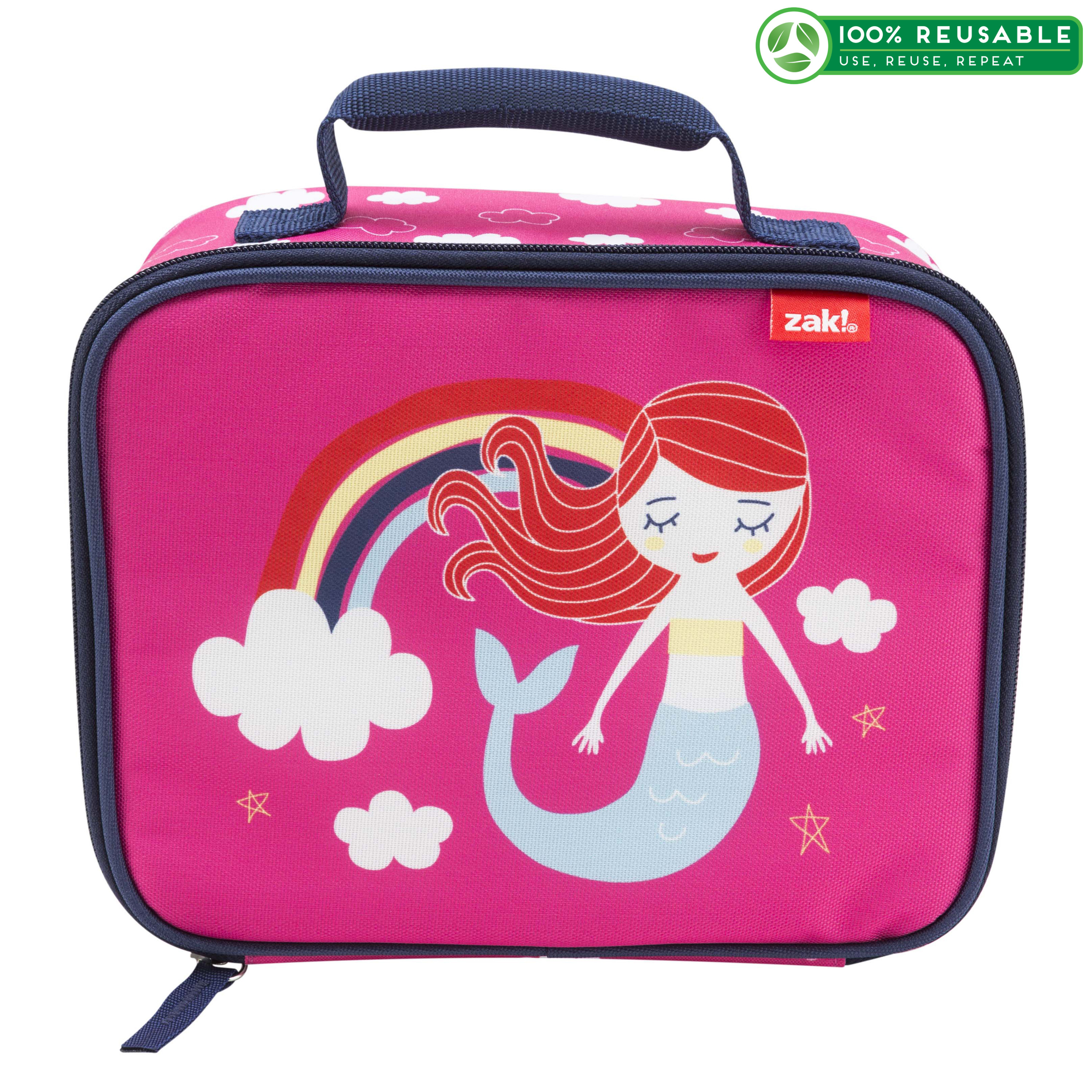 Happy Things Insulated Reusable Lunch Bag, Mermaids slideshow image 1 Happy Things Insulated Reusable Lunch Bag, Mermaids slideshow image 1