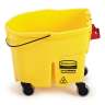 Rubbermaid Commercial, WaveBrake, 35qt, Mop Bucket w/o Wringer, Yellow