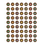 Teacher Created Resources&reg; Travel the Map Airplanes Mini Stickers, Pack of 378 TCR8563