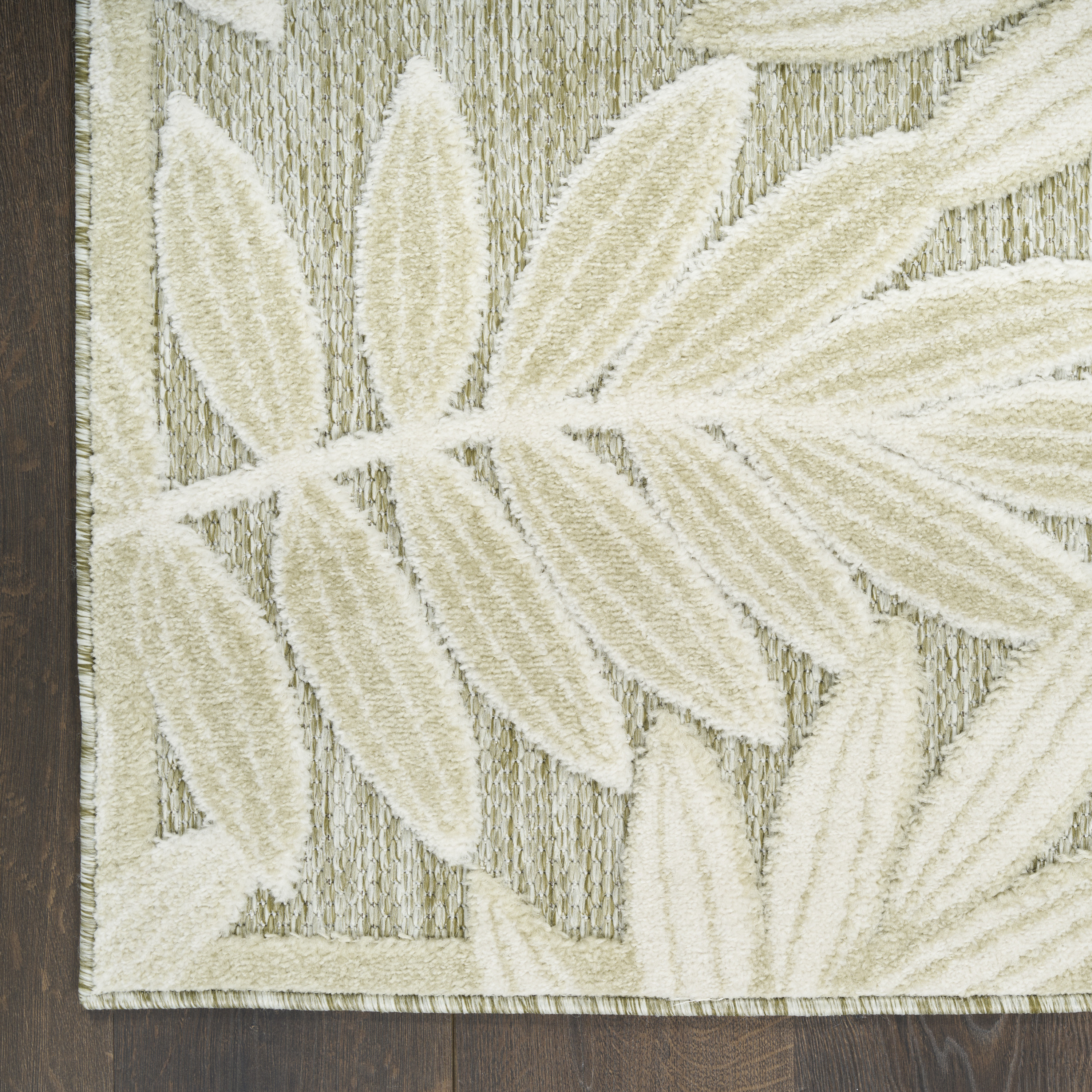 Nourison Aloha 7'10" x 10'6" Ivory Sage Modern Rug
