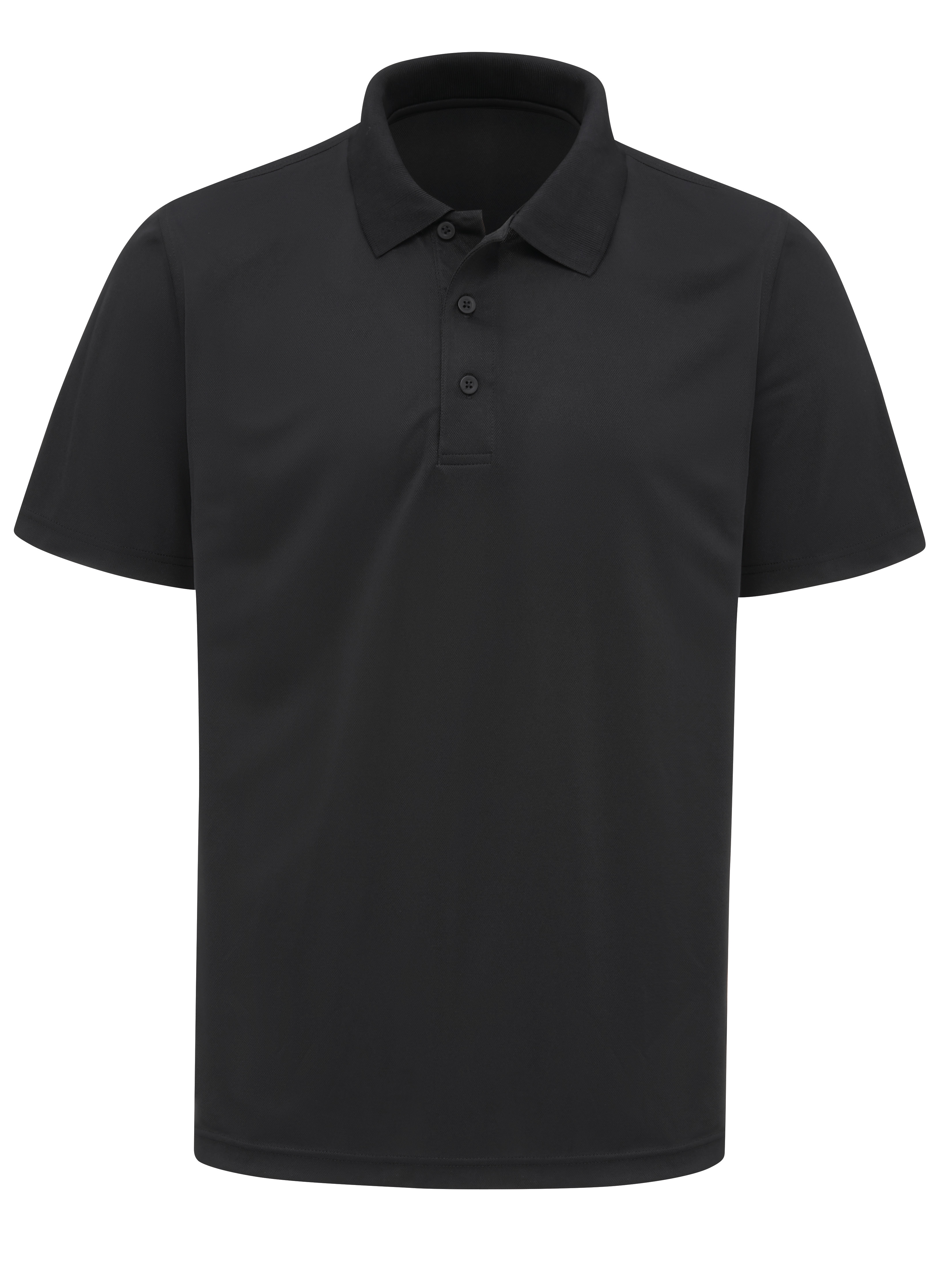 Men‘s Short Sleeve Performance Knit Pocketless Core Polo-Red Kap