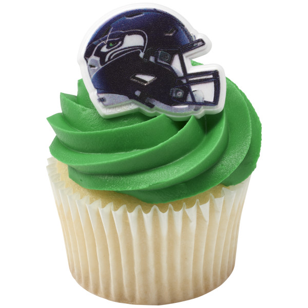 NFL Team Helmet Cupcake Rings